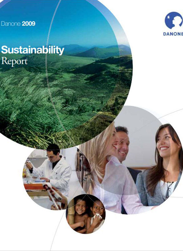 Danone - Cover Sustainability report 2009