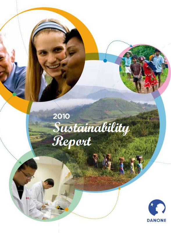 Danone - Covers Sustainability report 2010