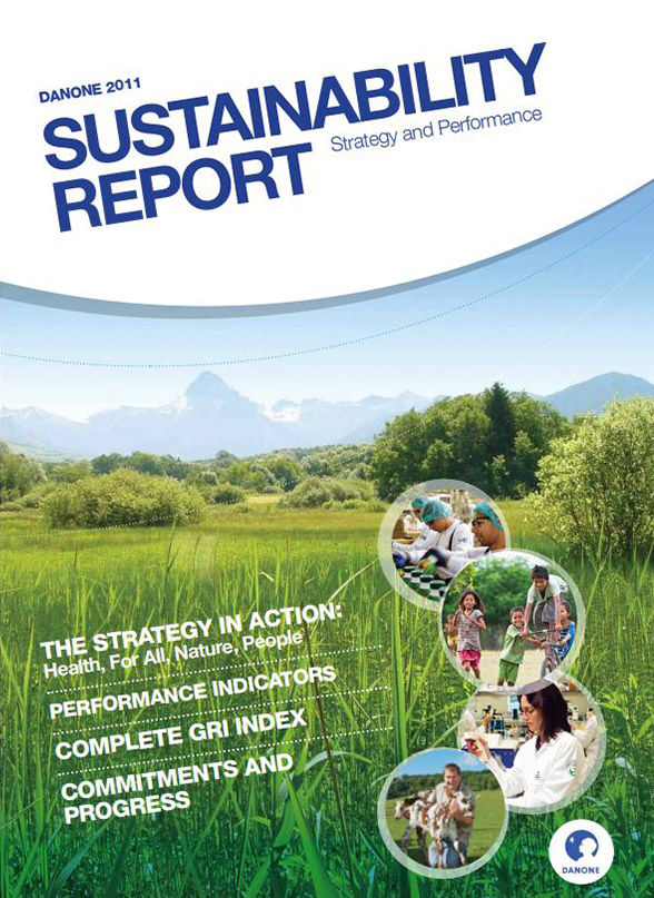 Danone - Covers Sustainability report 2011