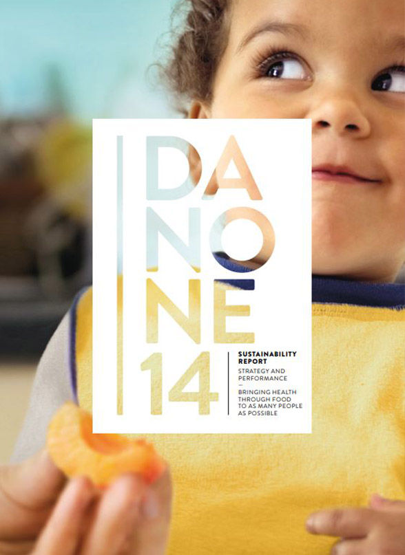 Danone - Cover Sustainability report 2014