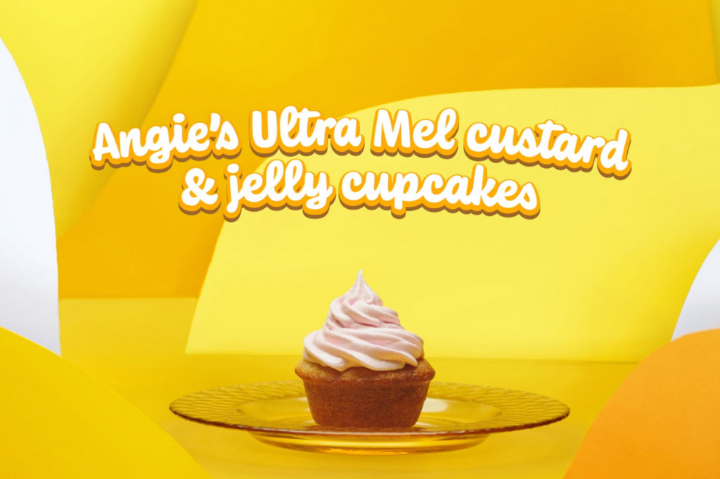 Top Down: Custard and Jelly Cupcakes