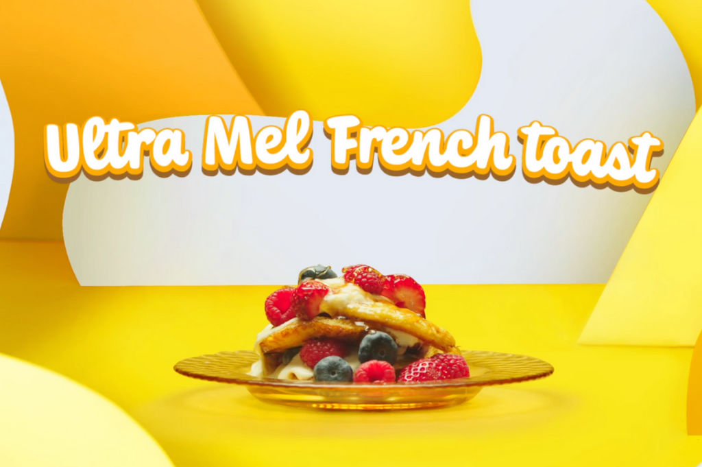 Custard French Toast with Whipped Cream & Berries