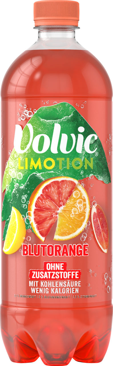 Volvic Limotion lanciert neue Sorte „Blutorange“