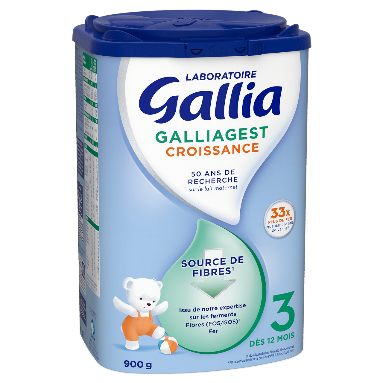 Laboratoire Gallia-Galliagest Premium-Unflavoured-12m+-900 g