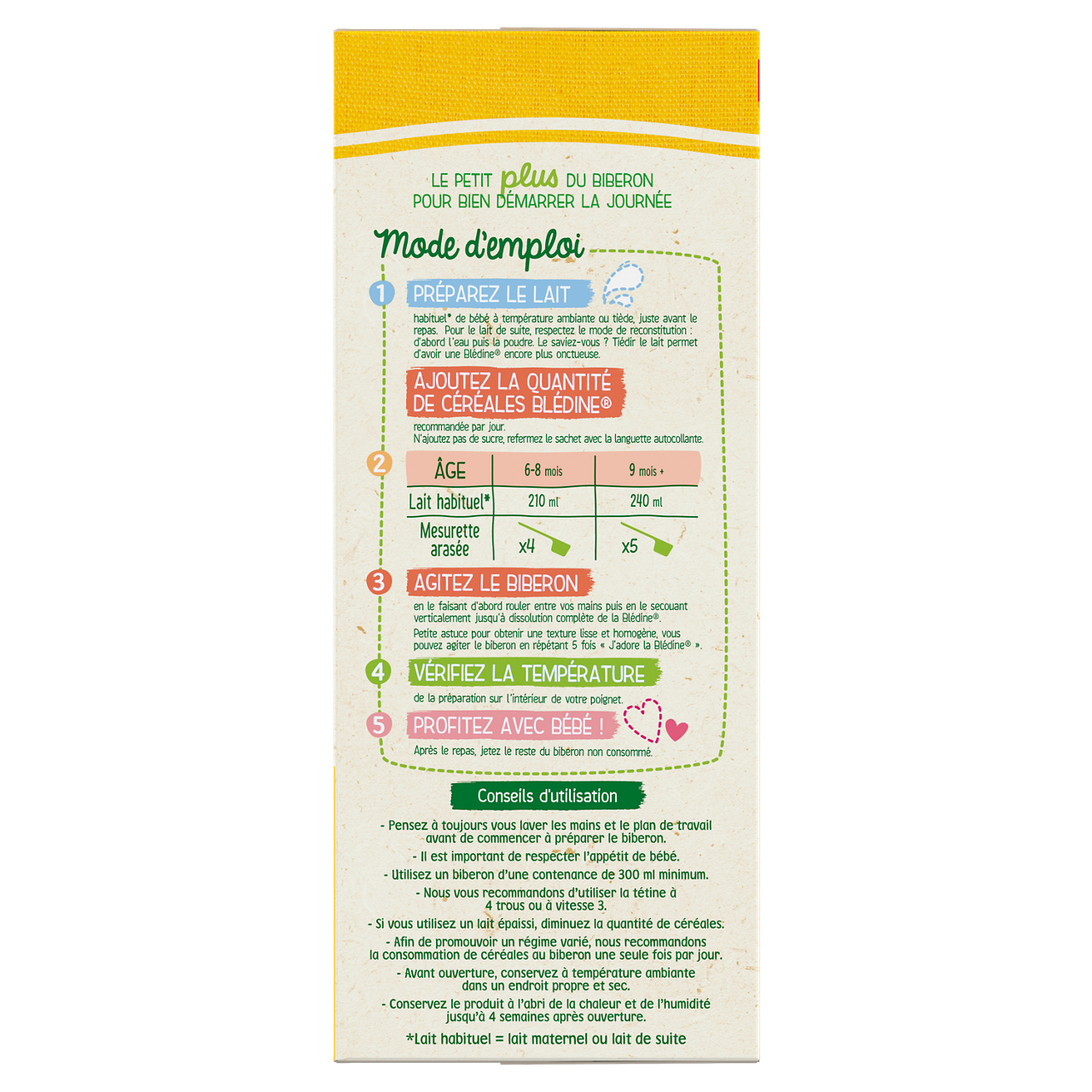 Blédina-Blédine-Cacao-6m+-400 g