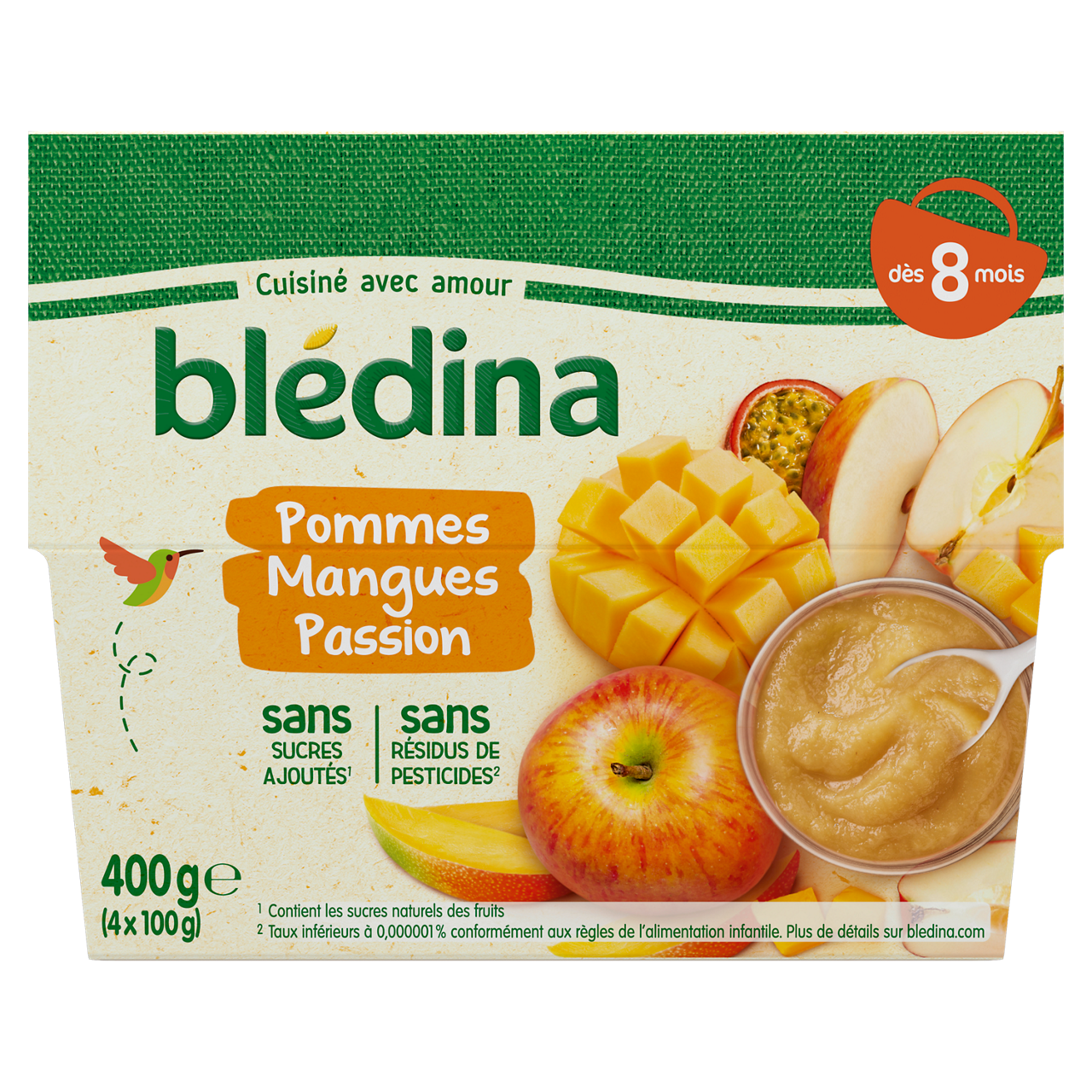 Blédina-Bledina-Apple and Mango-8m+-400 g
