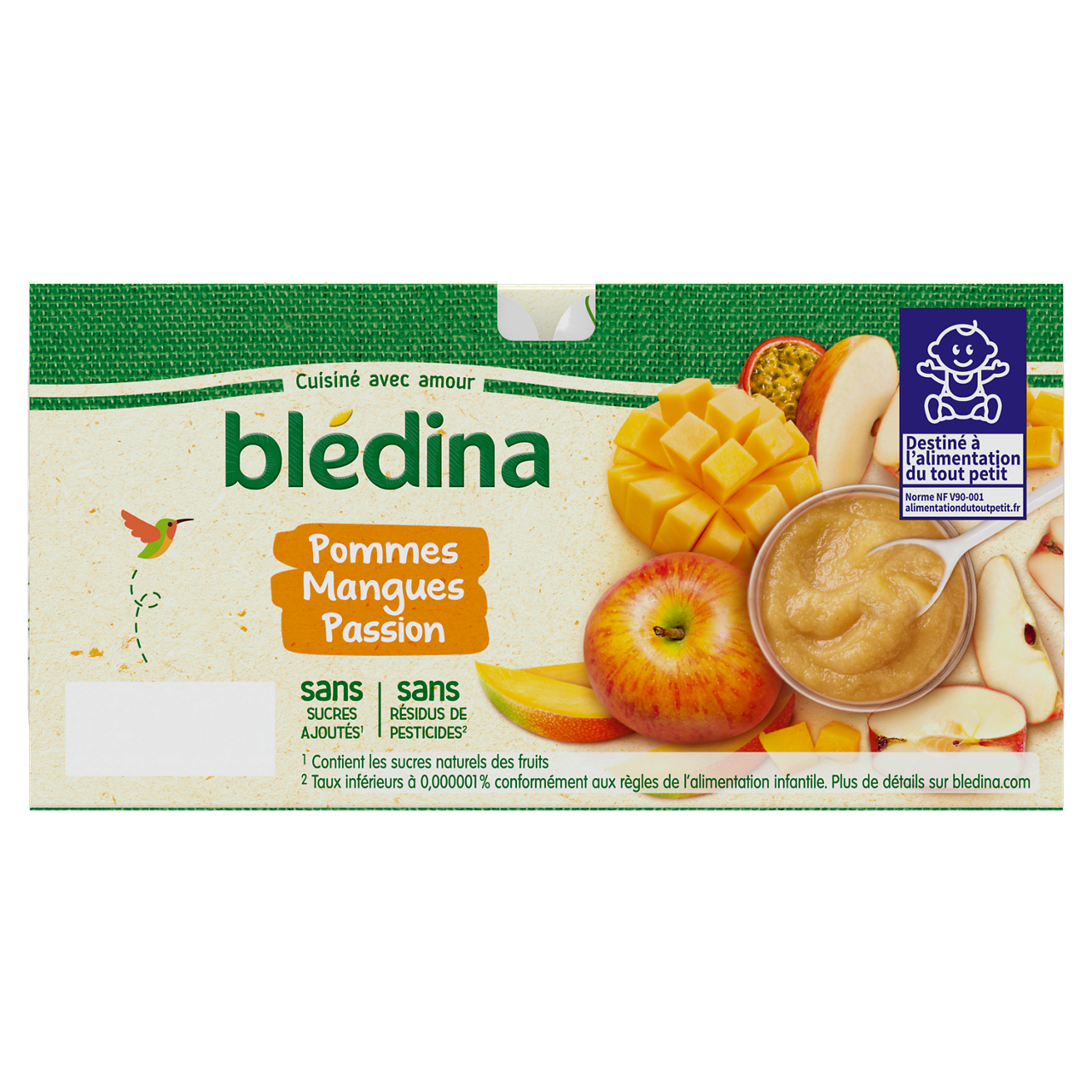 Blédina-Bledina-Apple and Mango-8m+-400 g
