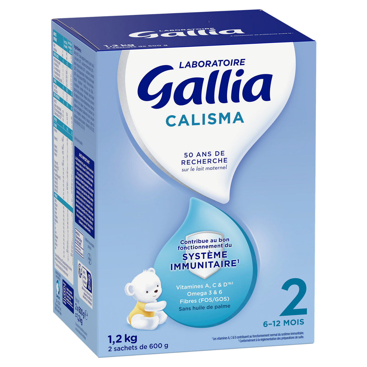 Laboratoire Gallia-Calisma-Unflavoured-6-12m-1,2 kg