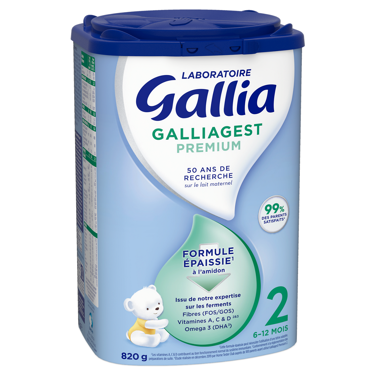Laboratoire Gallia-Galliagest Premium-Unflavoured-6-12m-820 g