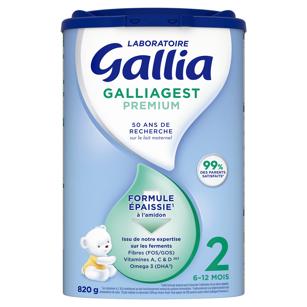 Laboratoire Gallia-Galliagest Premium-Unflavoured-6-12m-820 g