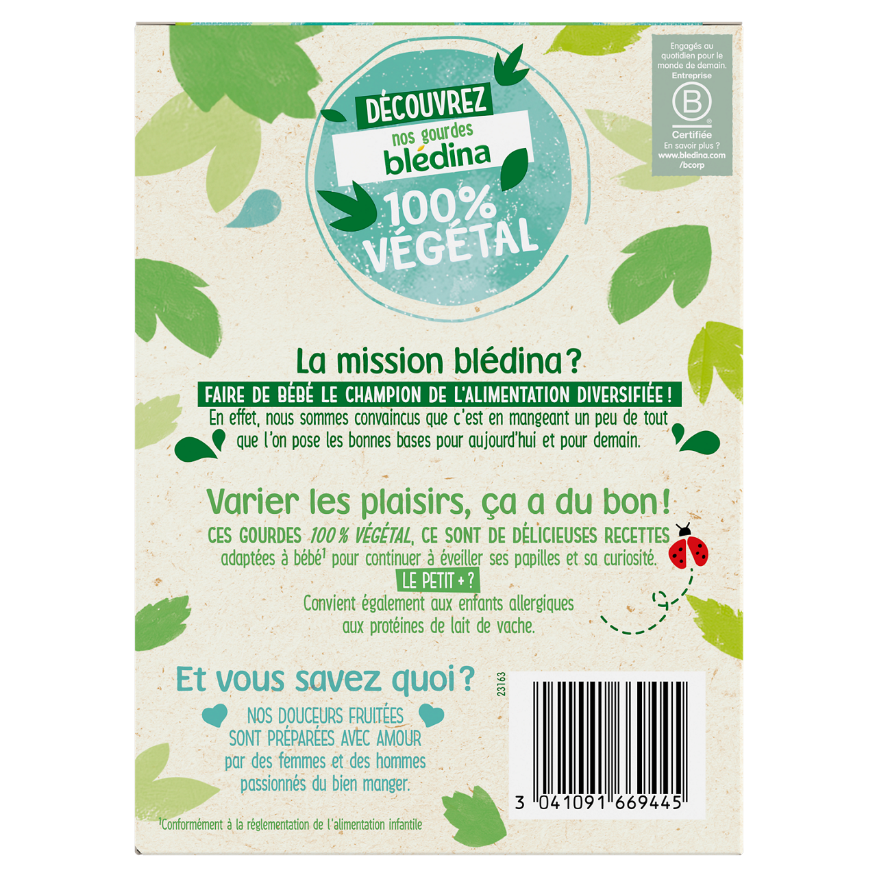 Blédina-Bledina-Mix Berries Coconut-6m+-360 g