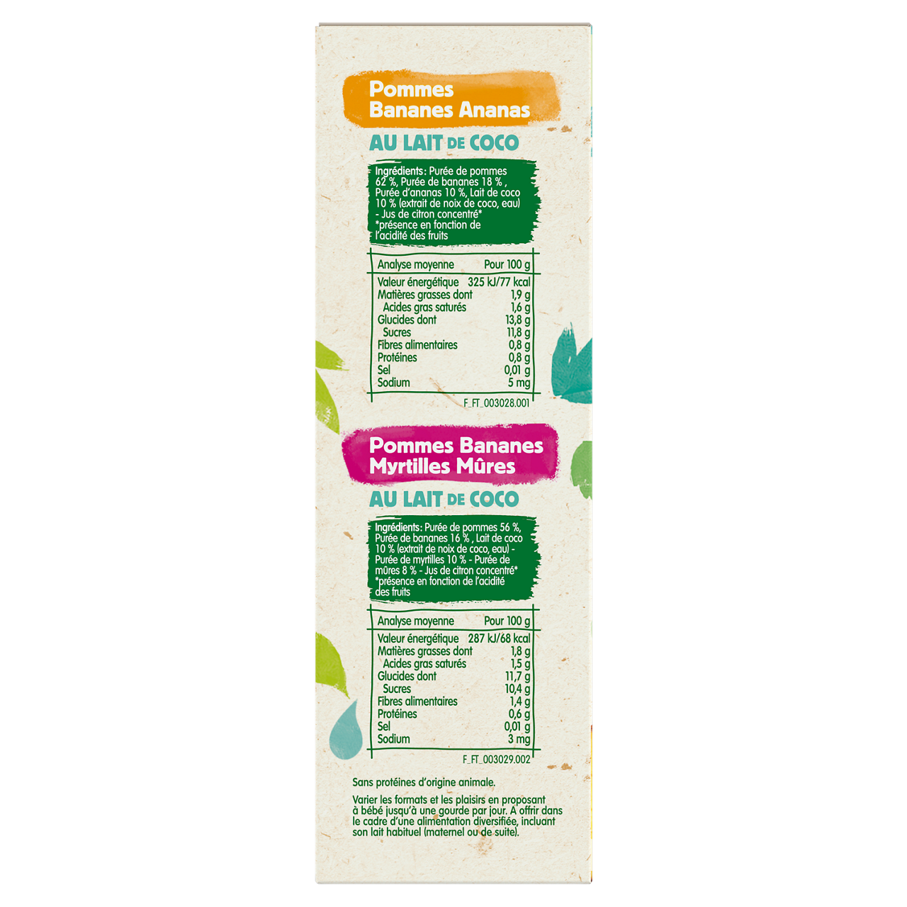 Blédina-Bledina-Mix Berries Coconut-6m+-360 g