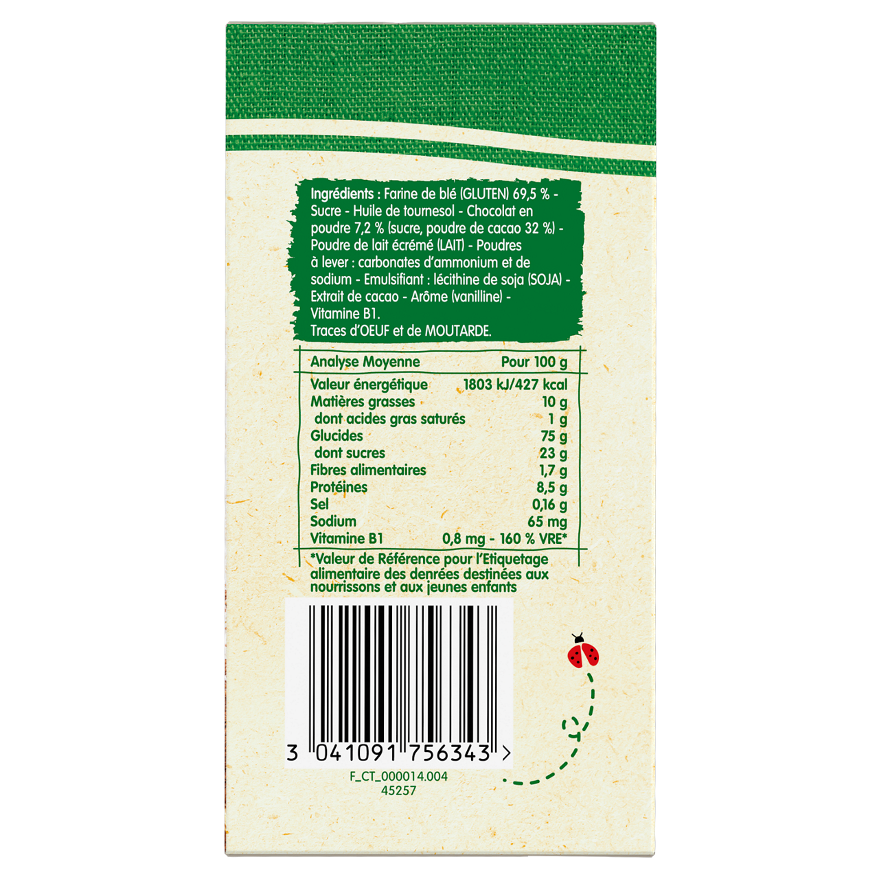 Blédina-Bledina-Biscuit - Cacao-12m+-150 g