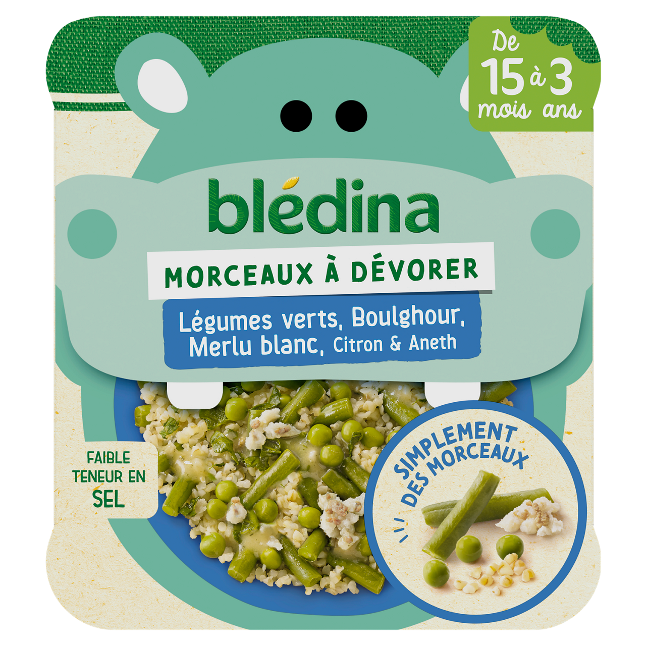 Blédina-Bledina-Vegetables Bulgur-15m+-200 g