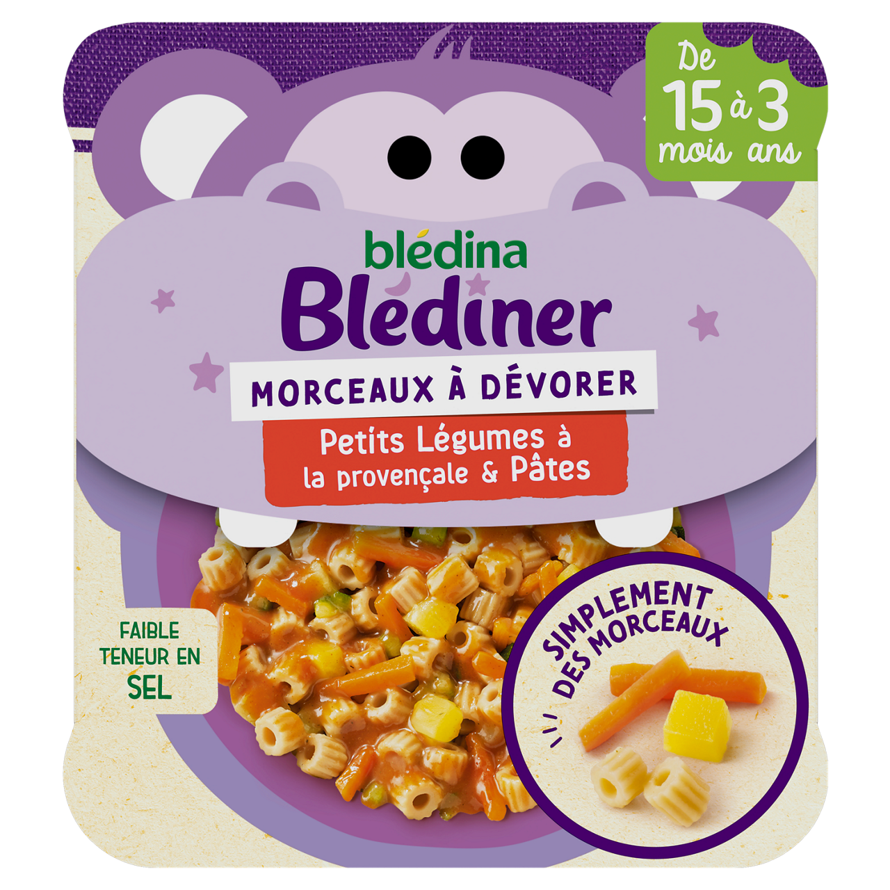 Blédina-Bledina-Vegetables Pasta-15m+-200 g