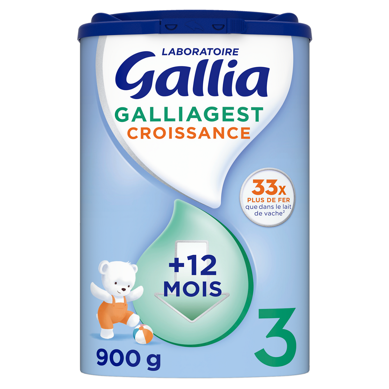 Laboratoire Gallia - Galliagest Croissance - Unflavoured - 12m+ - 900 g