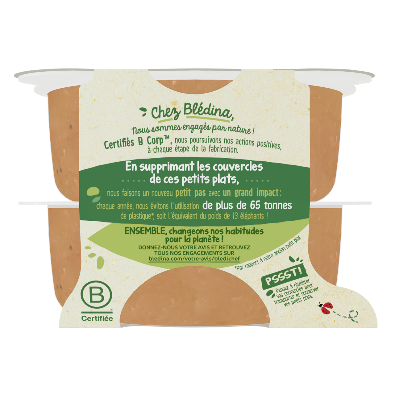 Blédina - Blédichef - Couscous - 2 x 230 g - 12m+