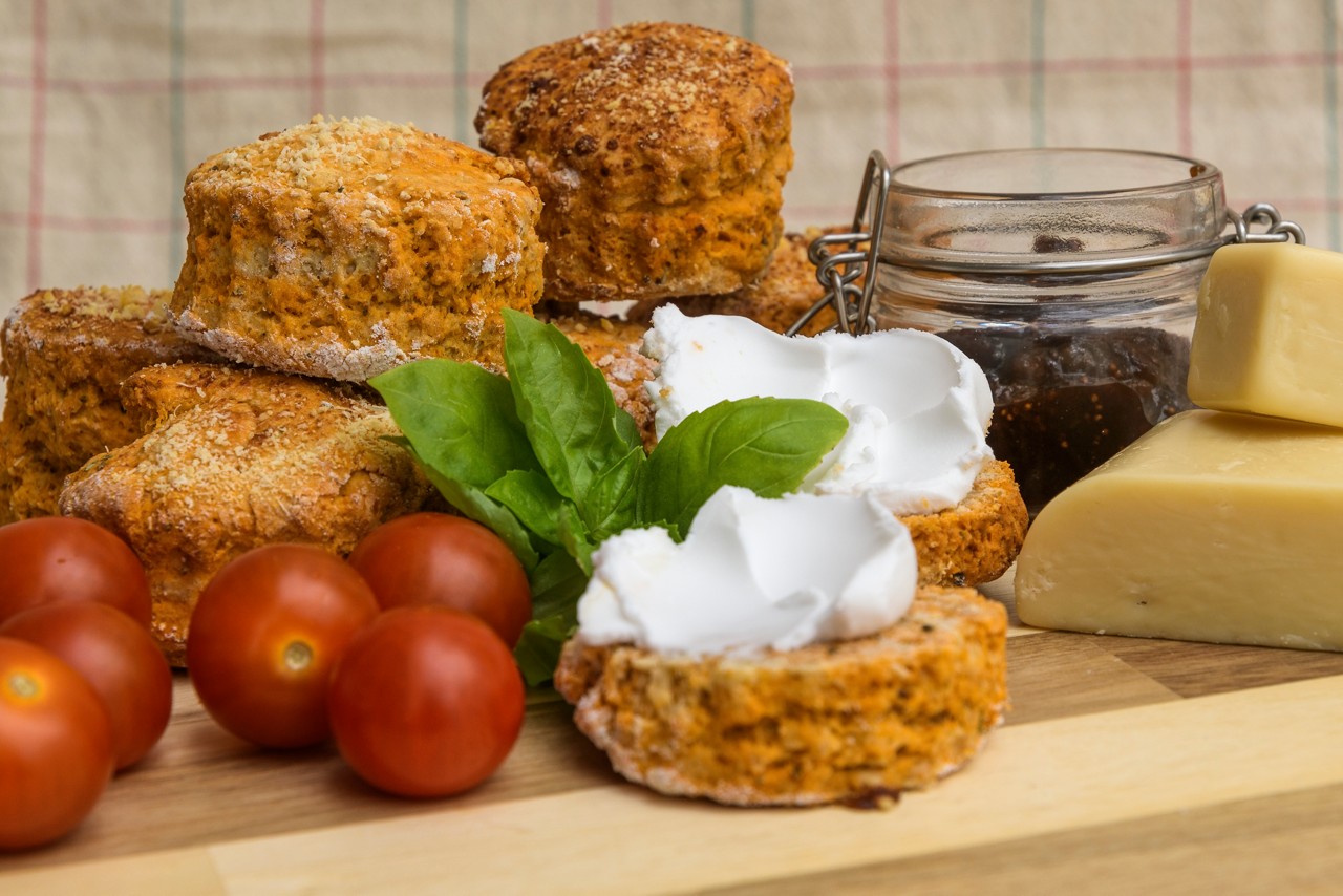 Garlic and herb scones