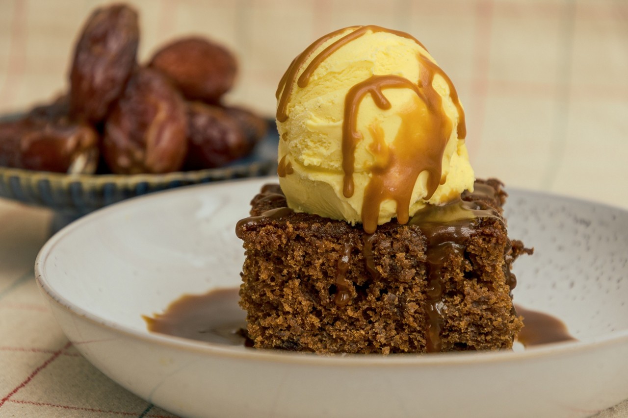 low protein sticky toffee pudding