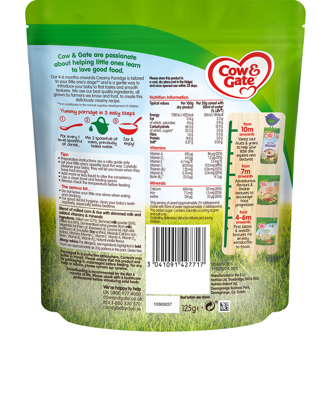 Creamy porridge 