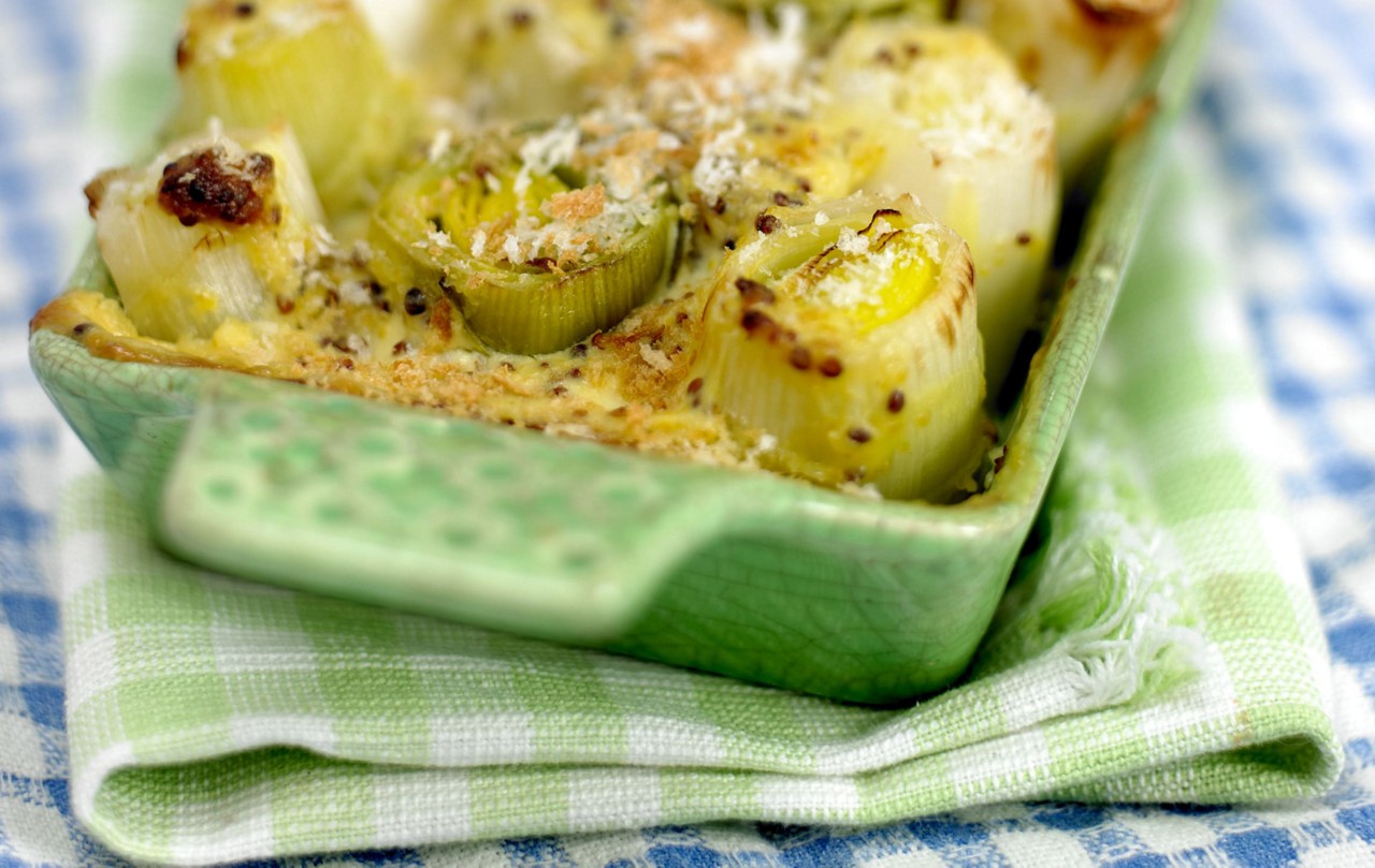 Gratin de poireaux au poulet femme enceinte