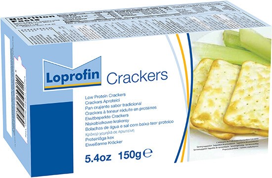 Loprofin Low Protein Herb Crackers 150g Box