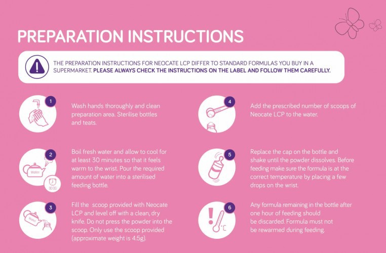 Neocate lcp preparation instructions