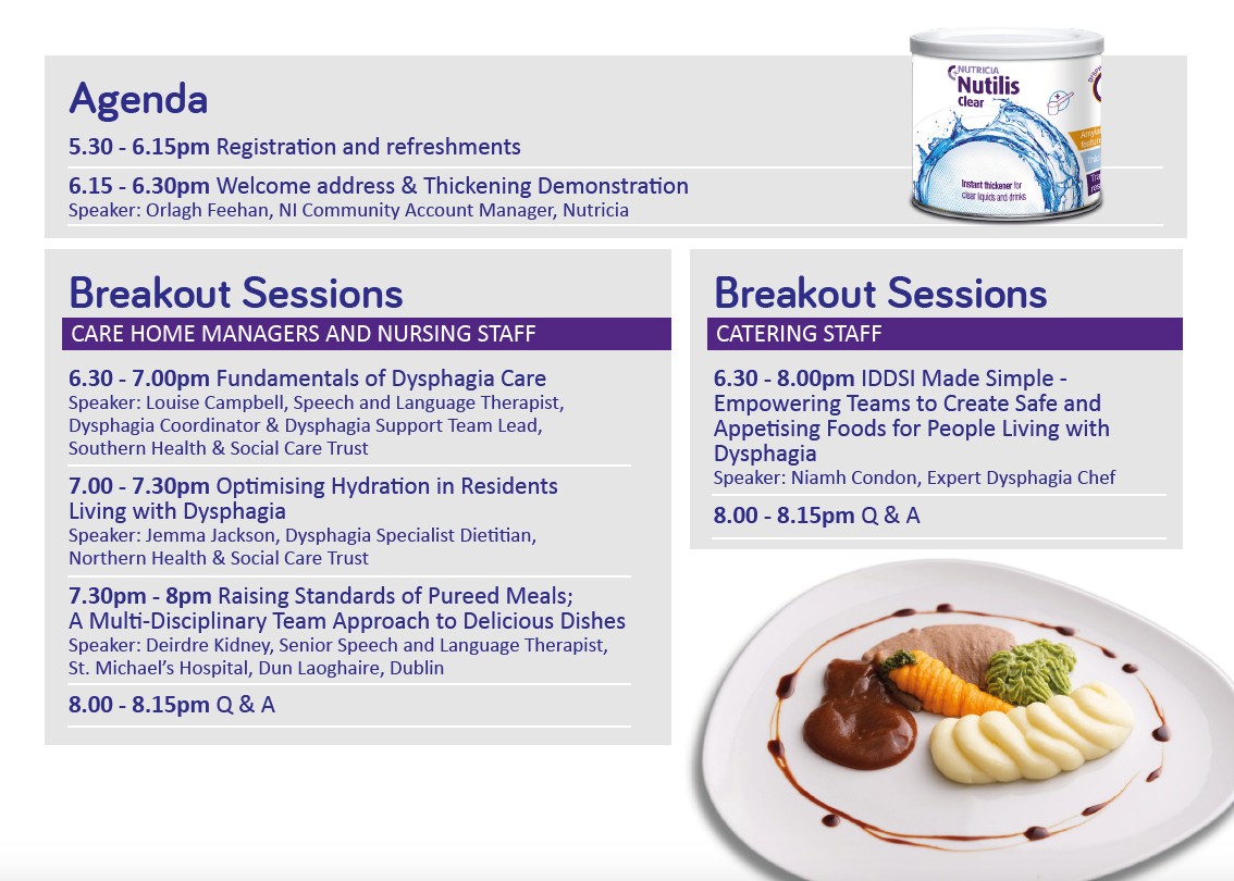 Nutricia agends for Managing Dysphagia in a Care Home Setting