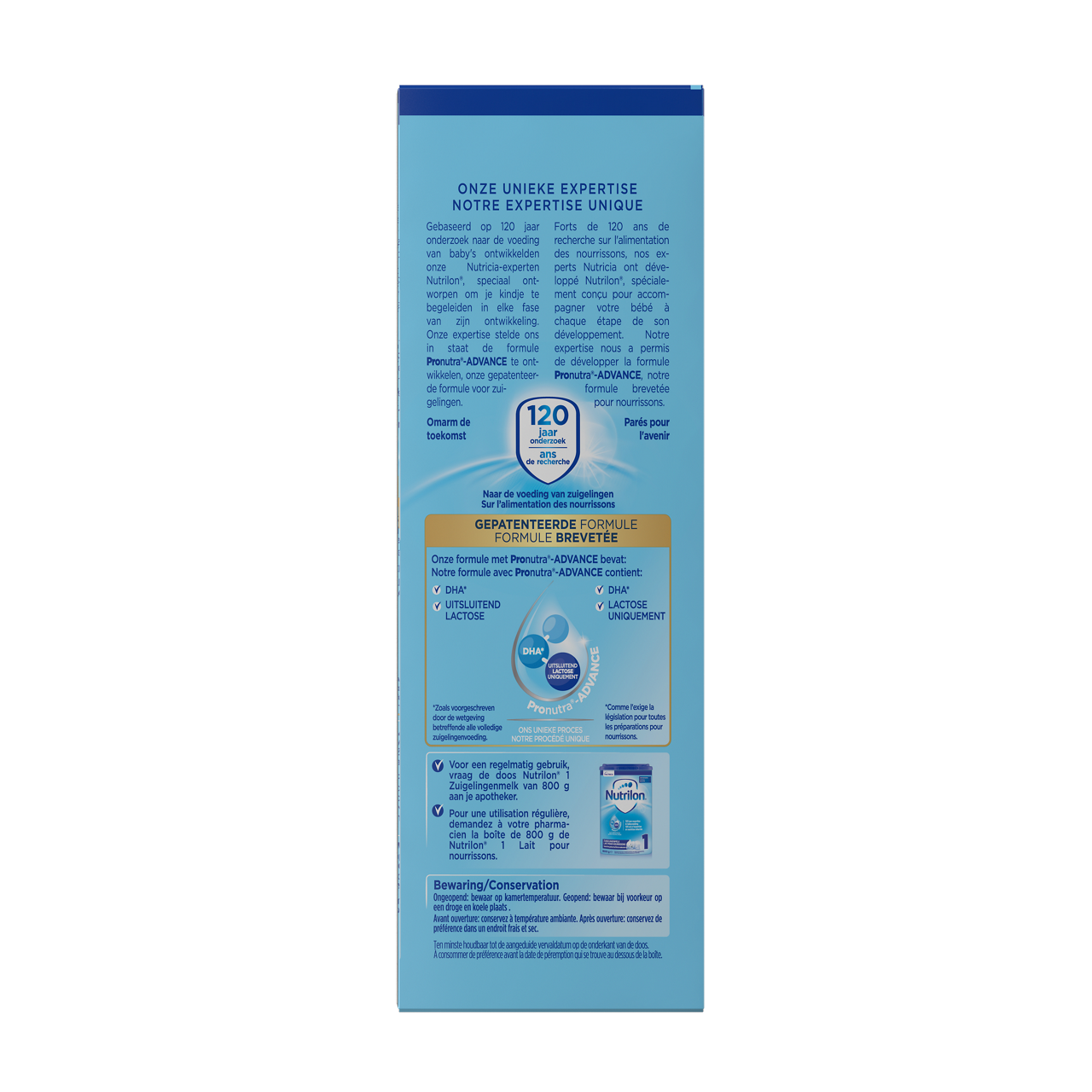 Nutrilon® 1 est un lait pour nourrissons qui convient dès la naissance, si l'allaitement n'est pas possible ou en complément du lait maternel.