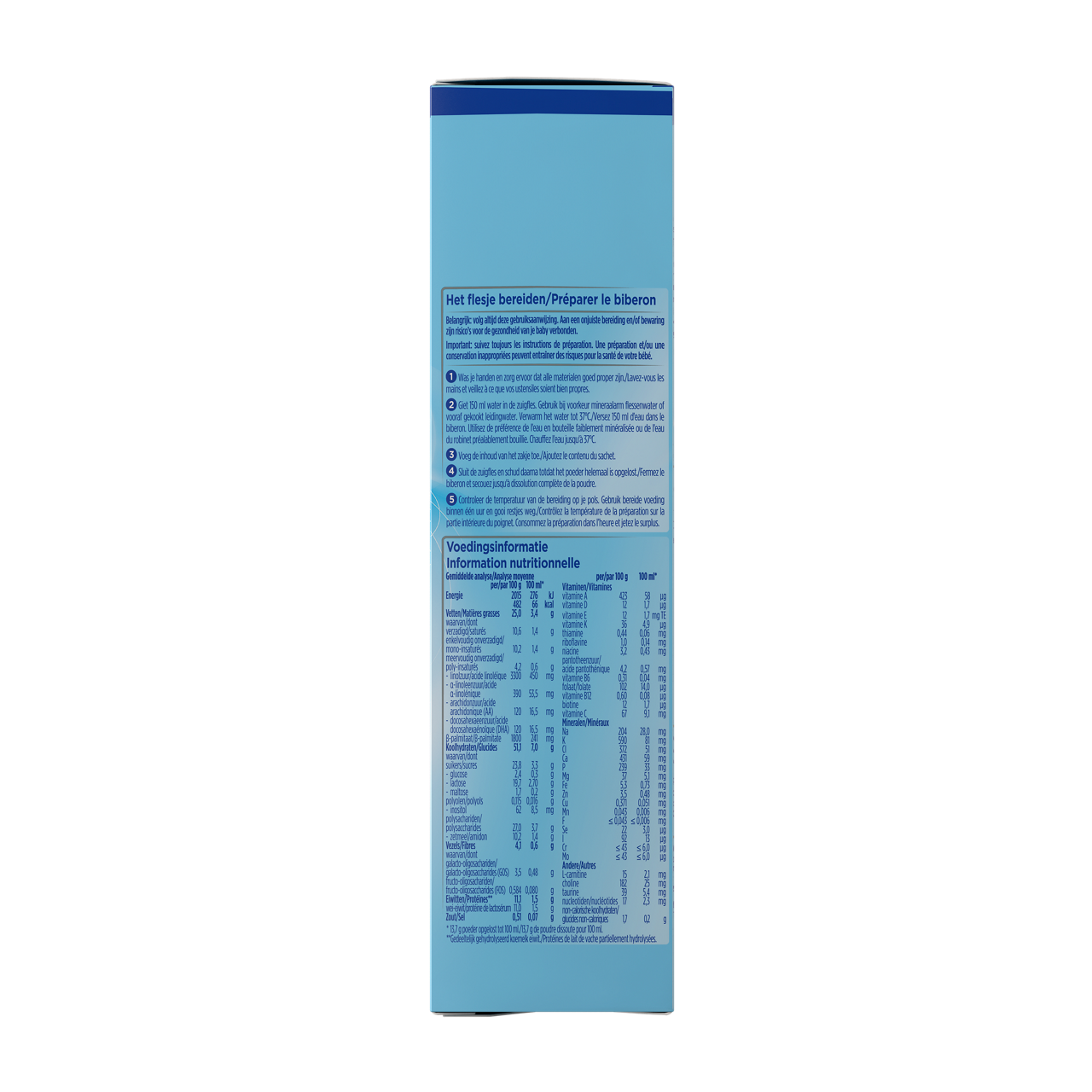 Nutrilon® Omneo 1: pour les besoins nutritionnels en cas de crampes, coliques, selles dures ou constipation.