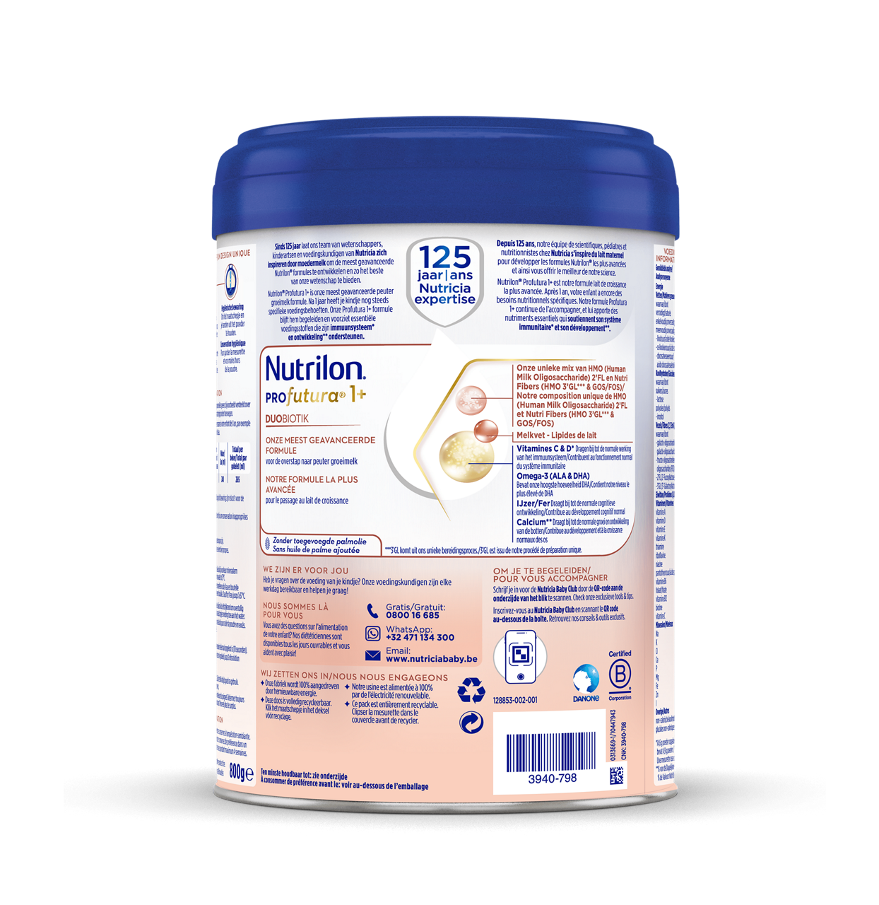 Nutrilon® Profutura 1+ est un lait de croissance, adapté aux besoins nutritionnels des enfants dès l'âge d'un an, en complément d'une alimentation saine et diversifiée.