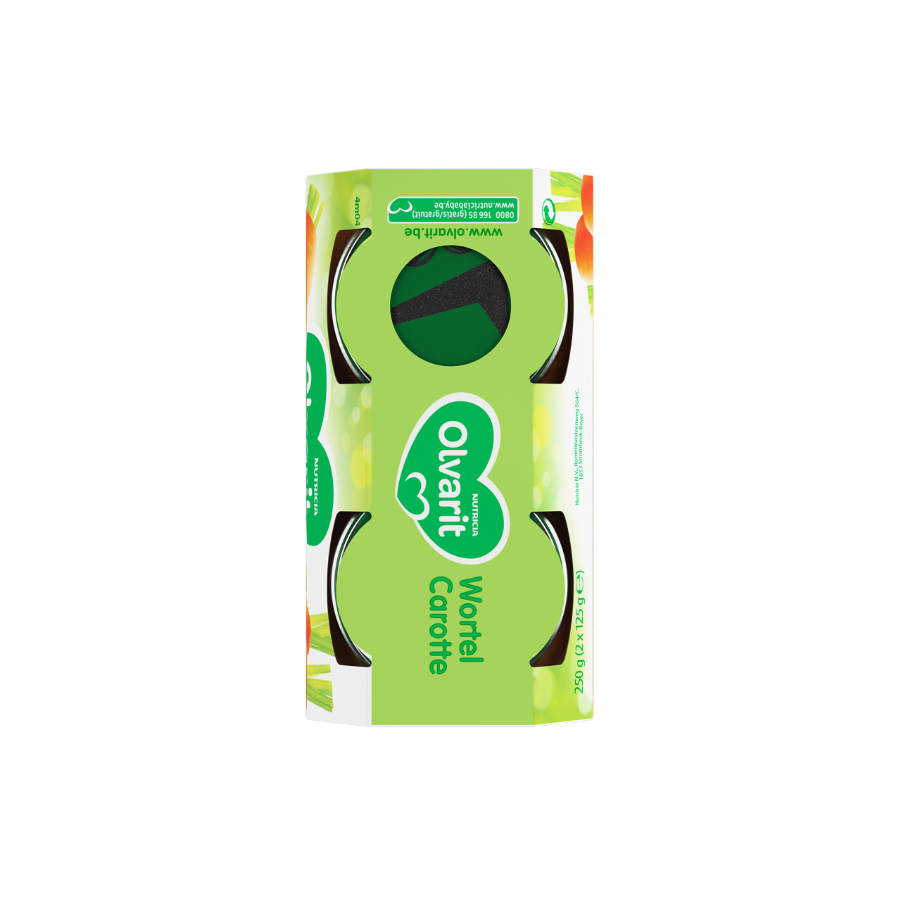 Ma Première Cuillère Carotte (125 g). Consultez notre site web Olvarit.be pour plus d'info sur alimentation pour bébé et les produits Olvarit.