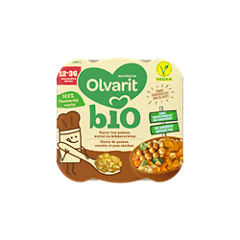 Olvarit Curry de quinoa, carotte et pois chiches