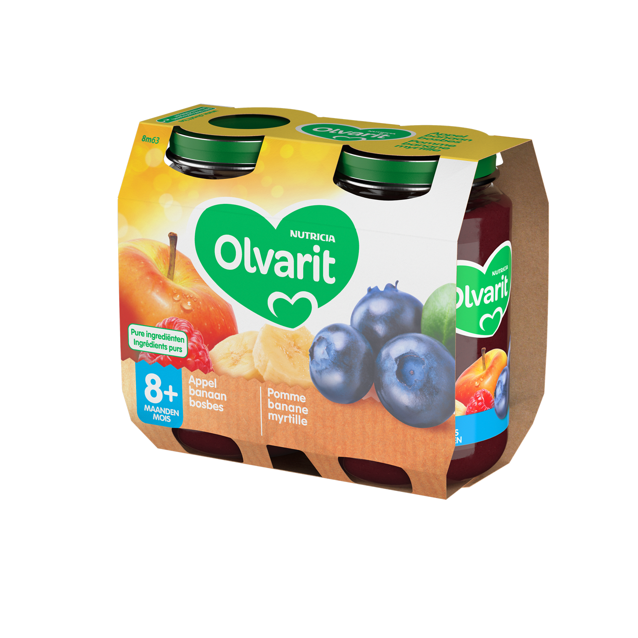 Consultez notre site web Olvarit.be pour plus d'info sur alimentation pour bébé et les produits Olvarit.