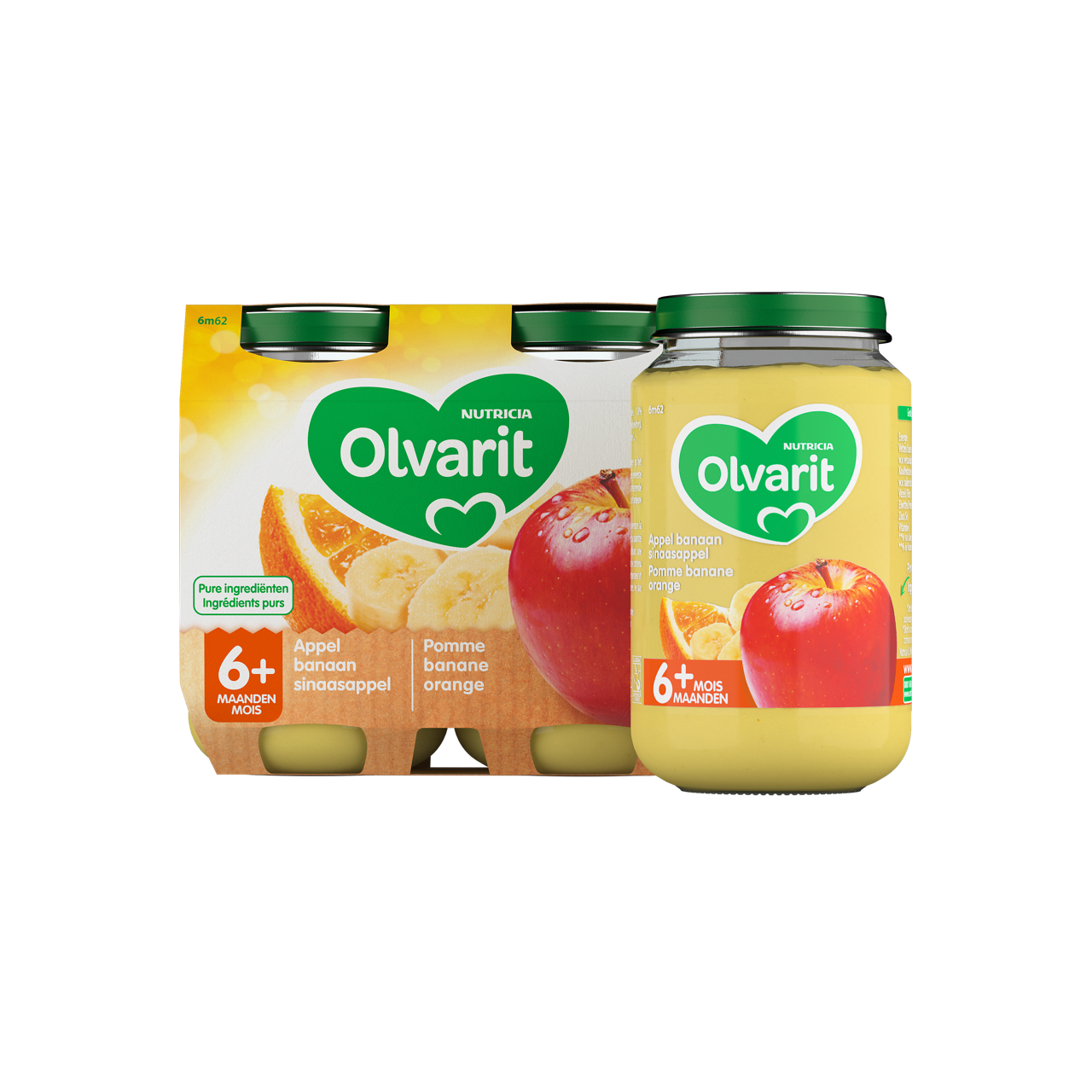 Consultez notre site web Olvarit.be pour plus d'info sur alimentation pour bébé et les produits Olvarit.