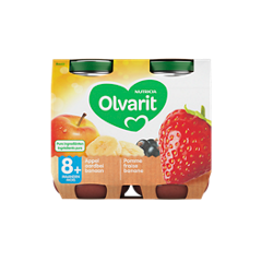 Olvarit Pomme fraise banane