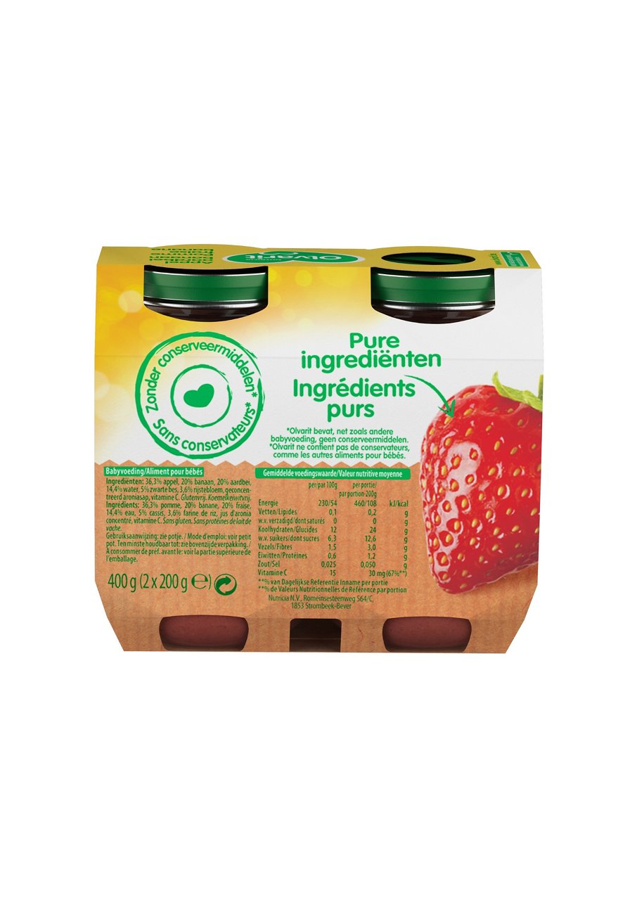 Olvarit Pomme fraise banane