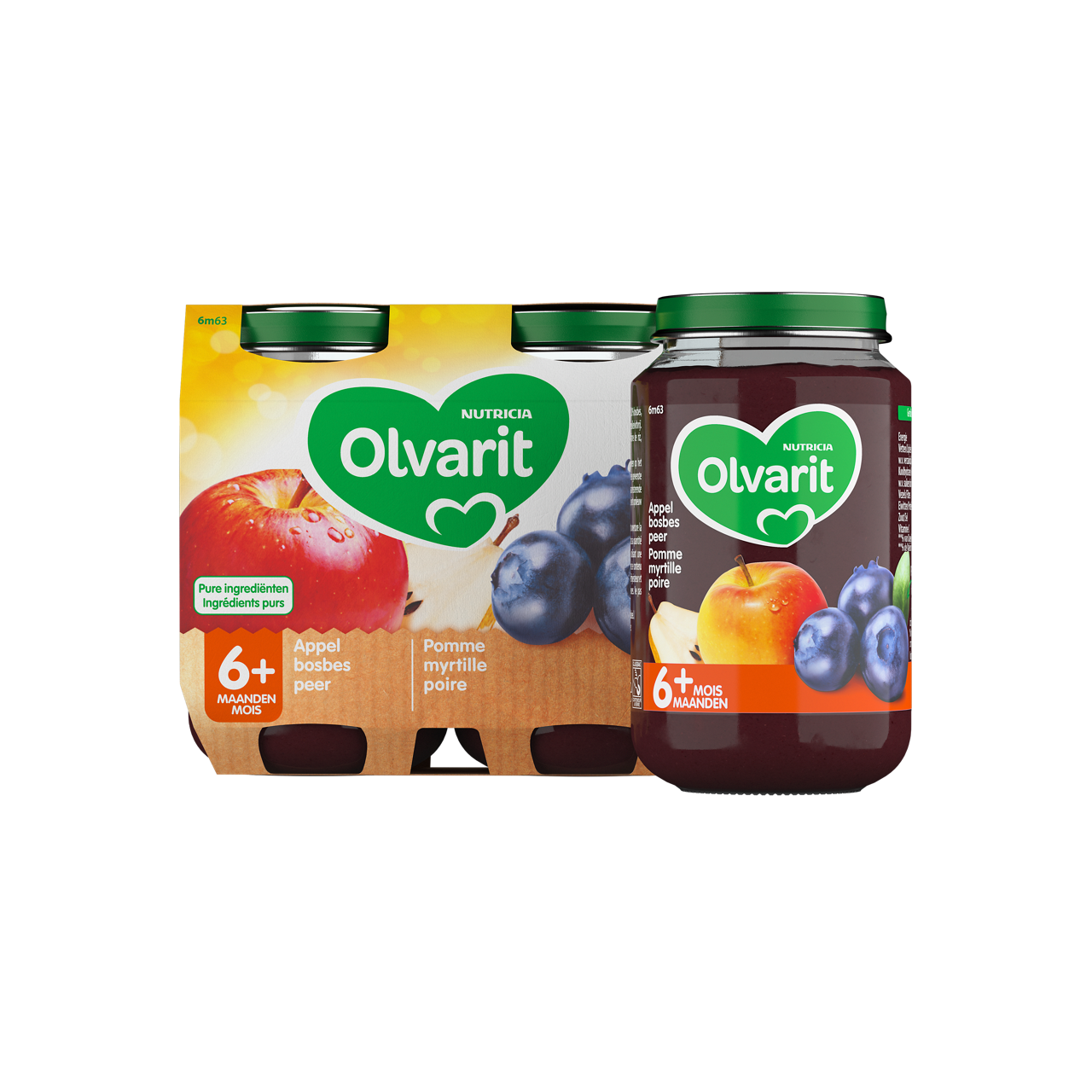 Consultez notre site web Olvarit.be pour plus d'info sur alimentation pour bébé et les produits Olvarit.
