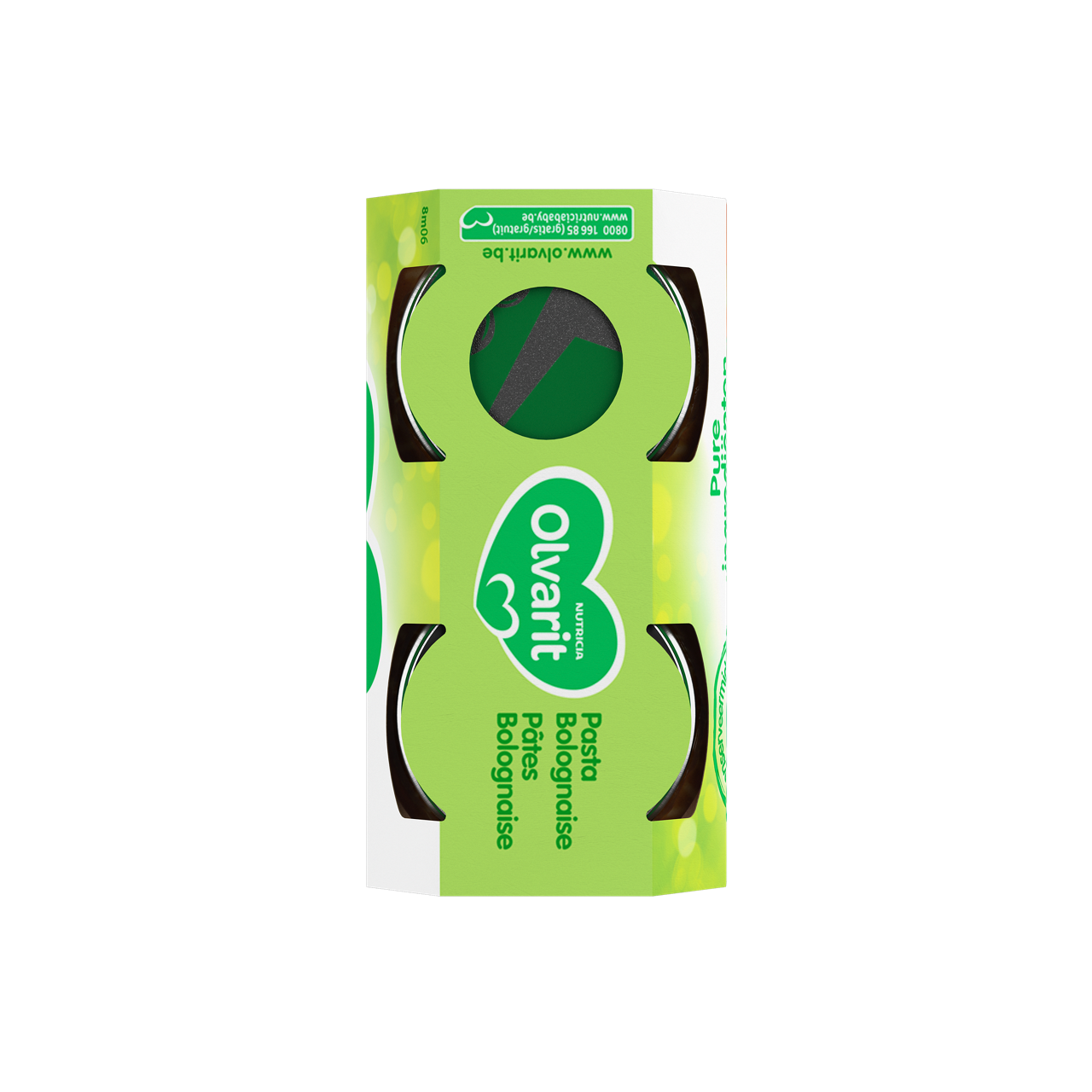 Olvarit Pâtes Bolognaise (200 g). Consultez notre site web Olvarit.be pour plus d'info sur alimentation pour bébé et les produits Olvarit.