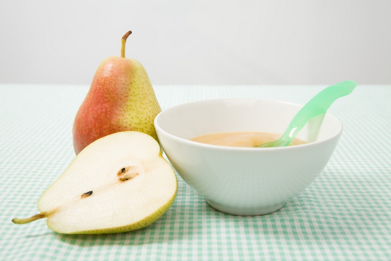 Pear puree bowl