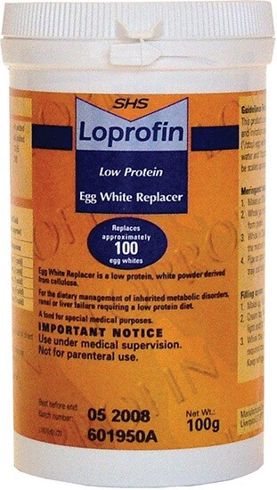 Loprofin Low Protein Egg White Replacer 100g Tub