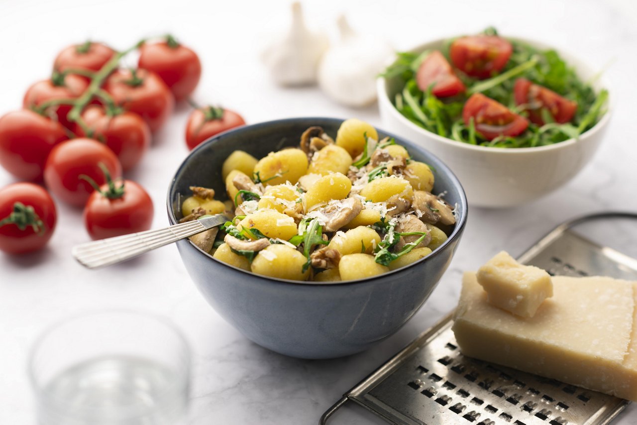 Recette Salade de gnocchis aux figues et parmesan