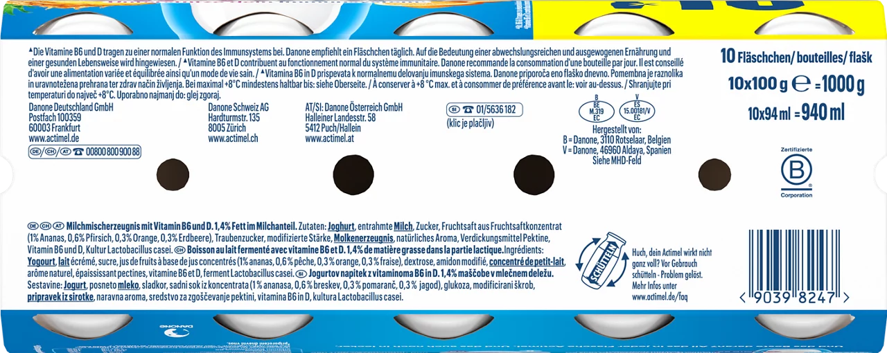 ACTIMEL Familien Pack Multifrucht