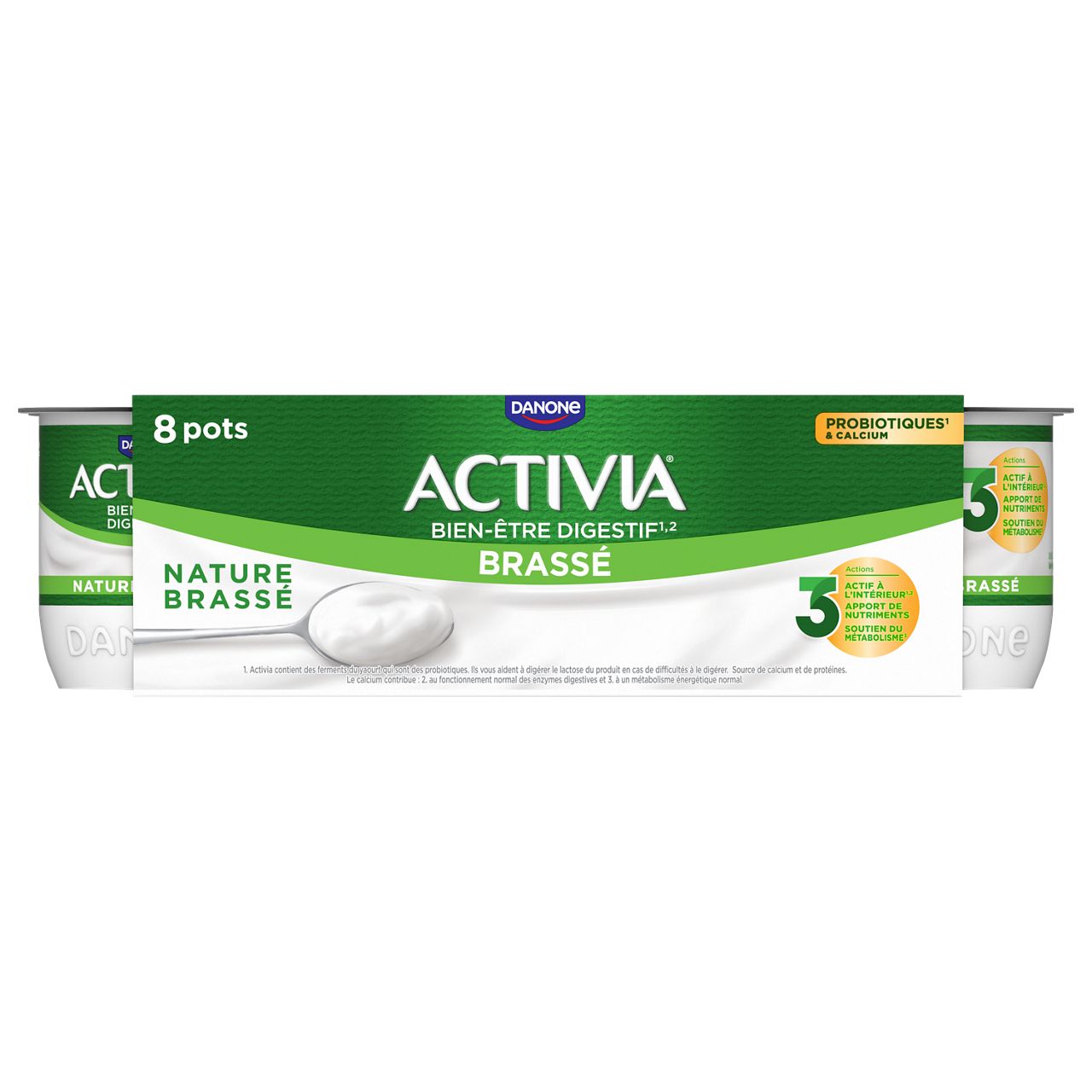 activia brassé nature