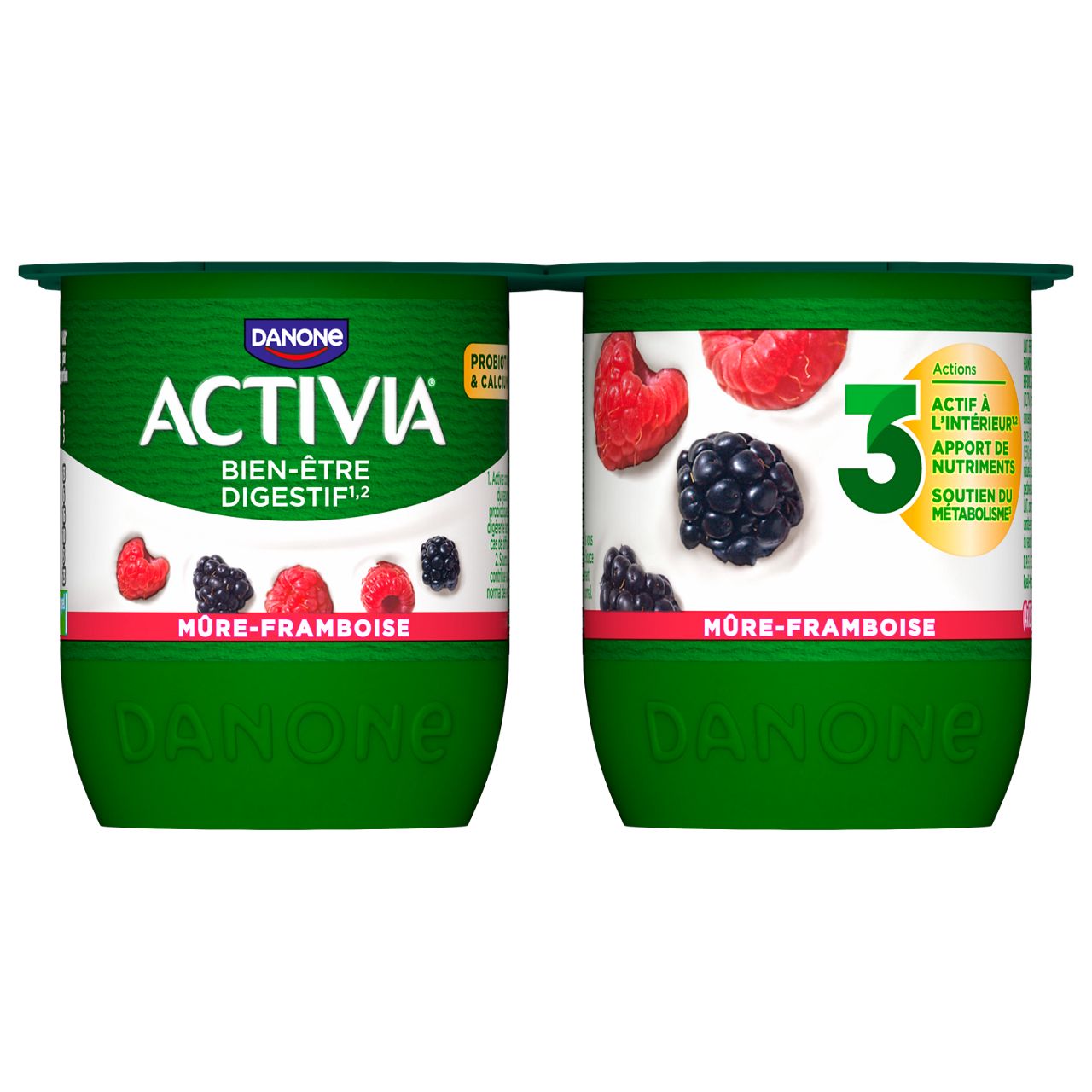activia mûre framboise
