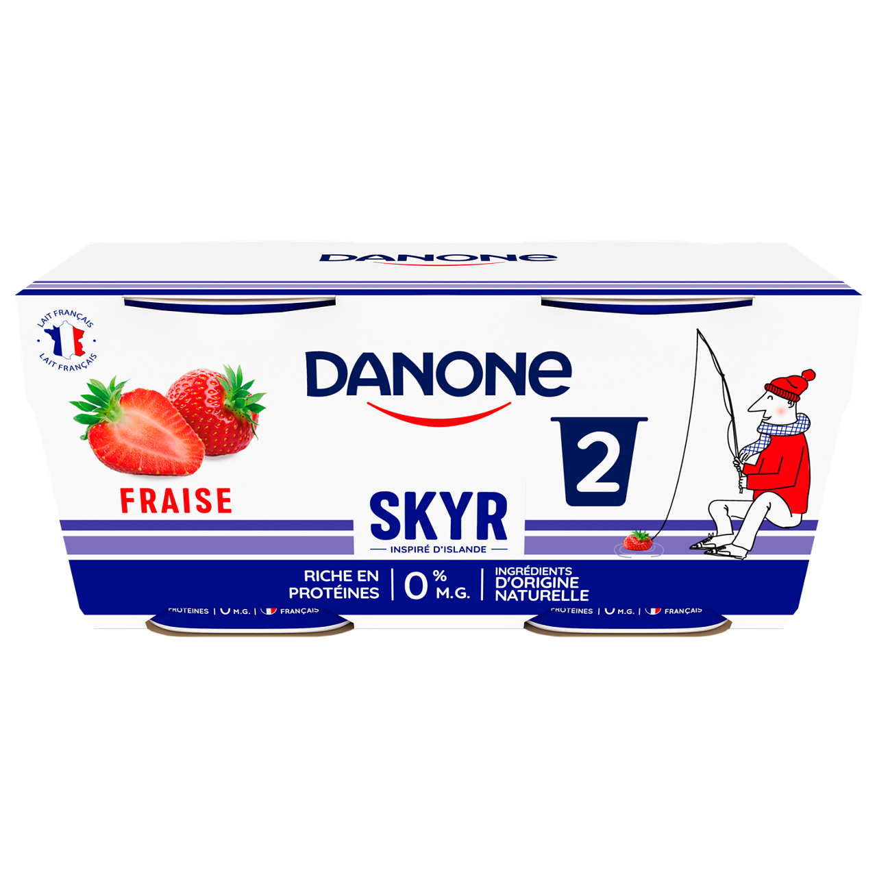 Danone Skyr Fraise - 2x140g