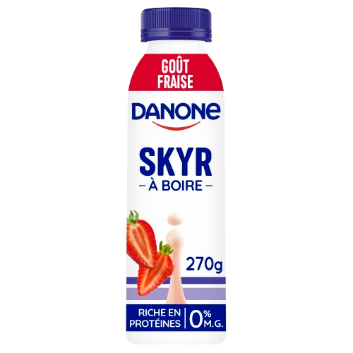 Danone Skyr à Boire Saveur Fraise - 1x270g