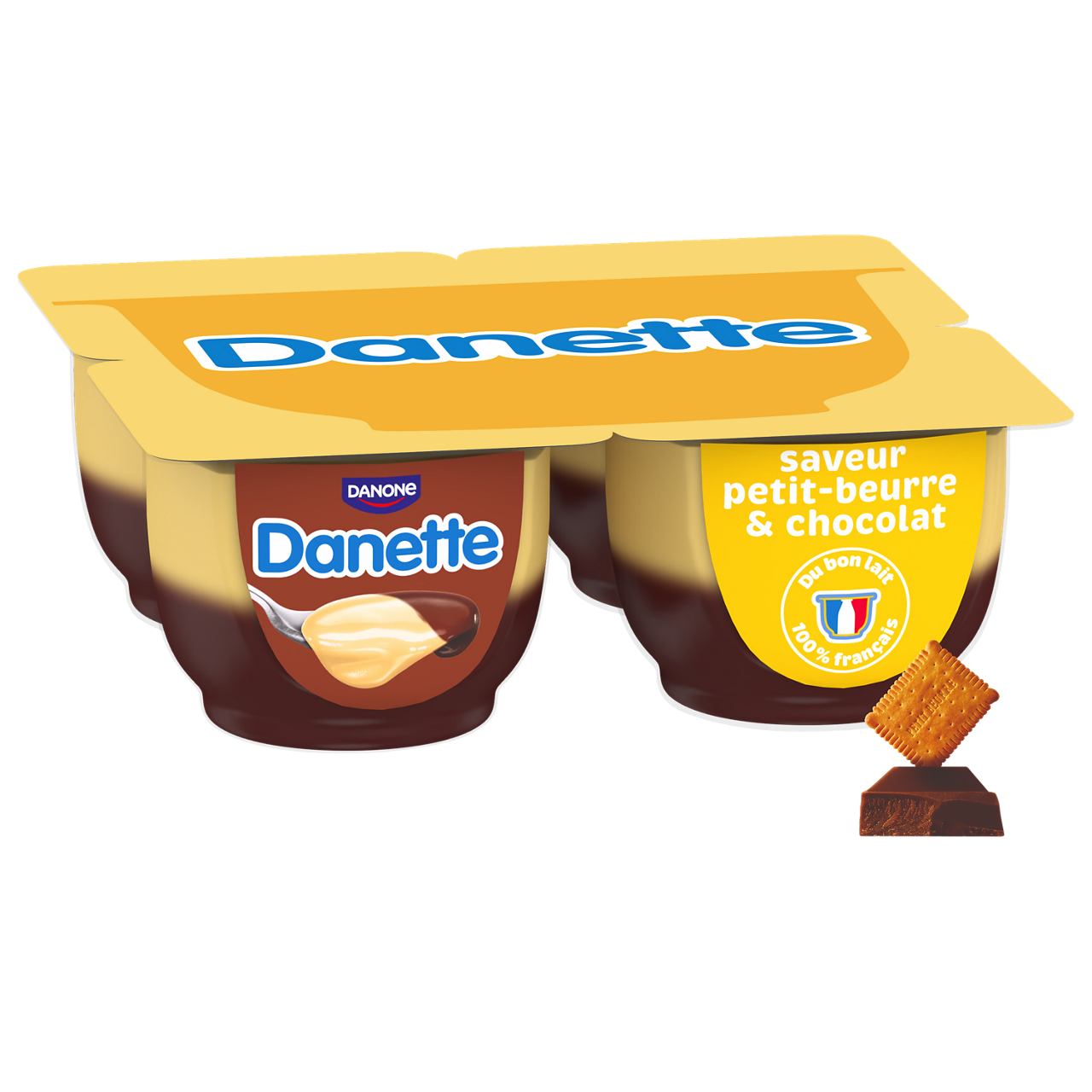 Crème dessert Chocolat et Petit beurre