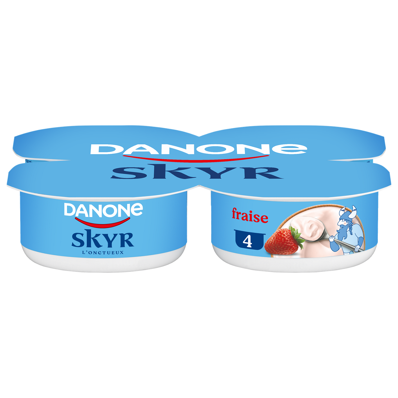 Danone Skyr l'Onctueux Fraise - 4x100g