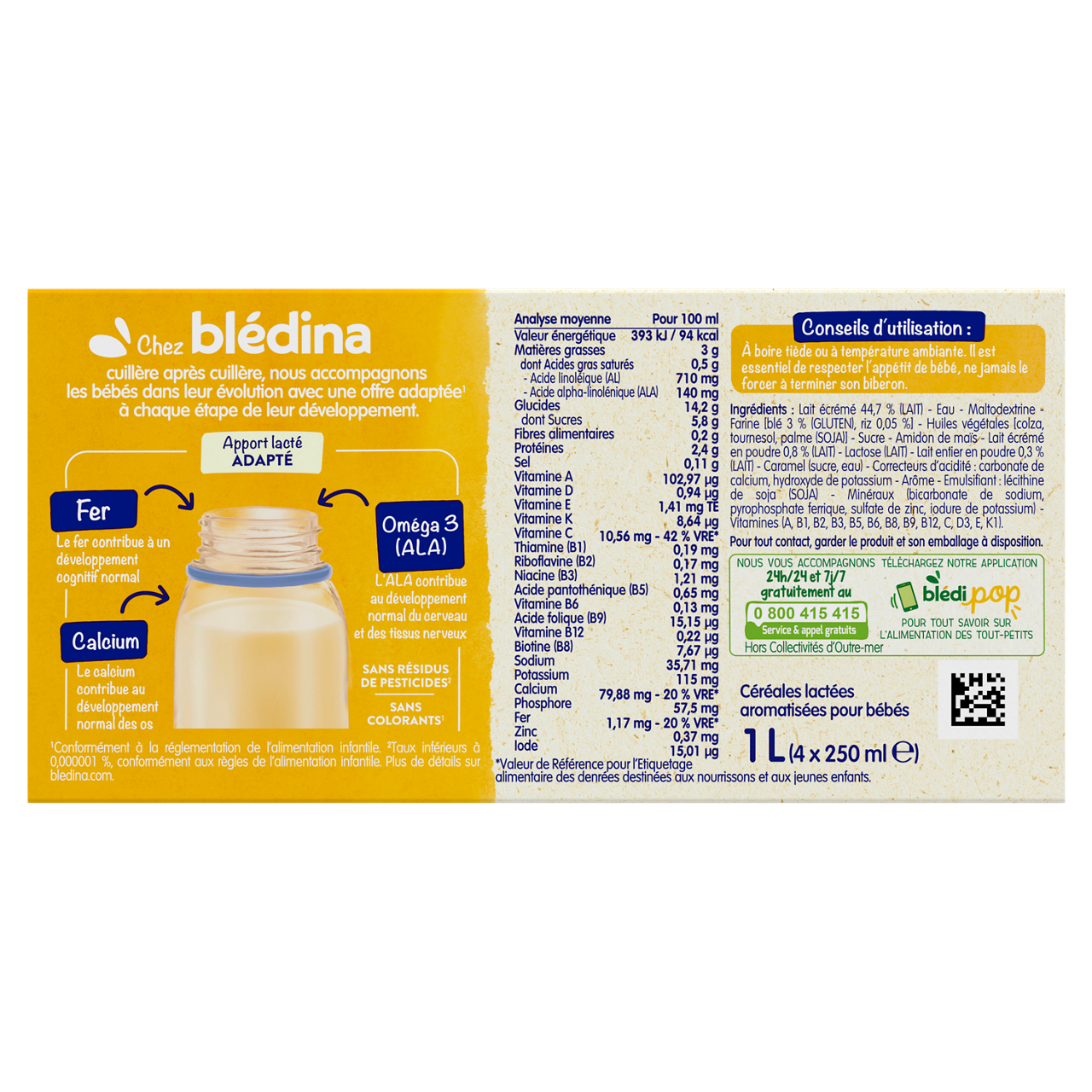 Biscuit vanilla-12m+-250 ml